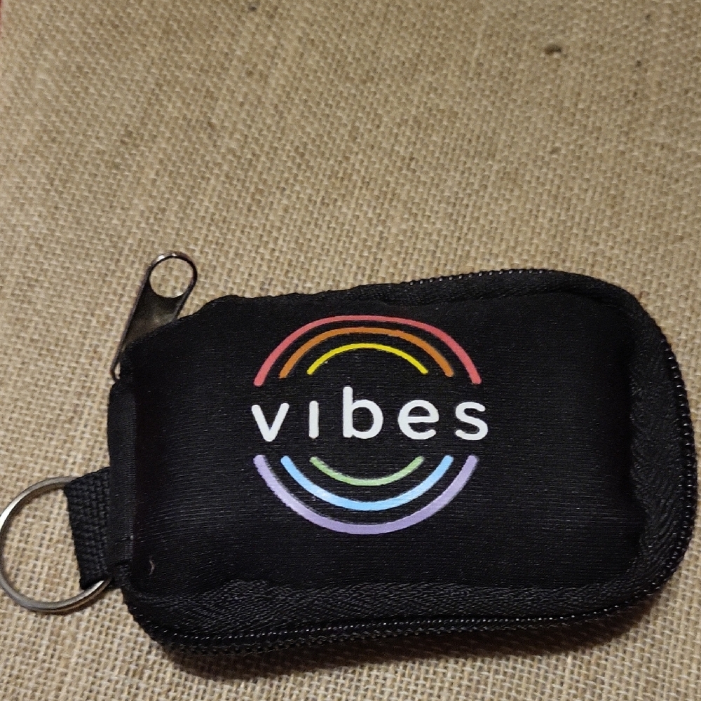Black Vibes Keychain Pouch
